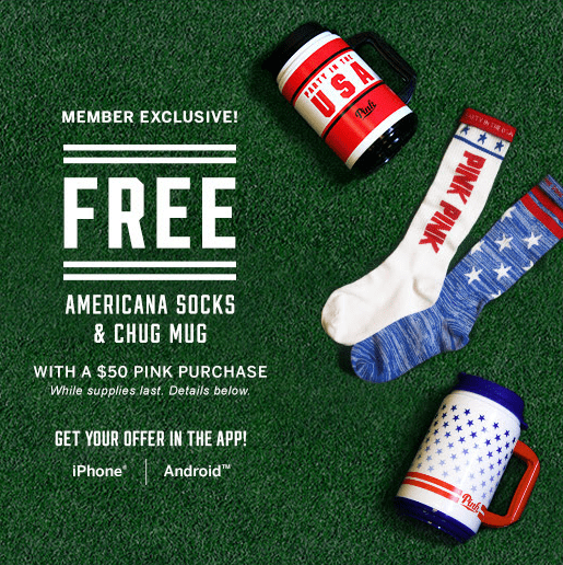 Victoria's Secret Pink Nation FREE Gifts With Purchase Coupon! What