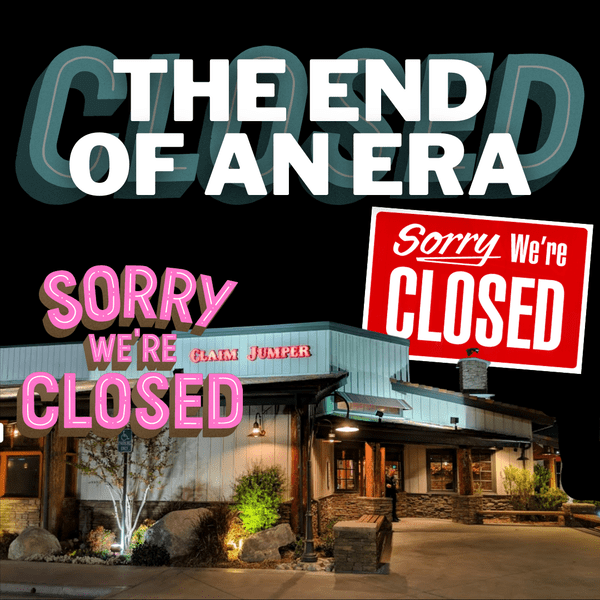 Bye, Bye Claim Jumper 😢