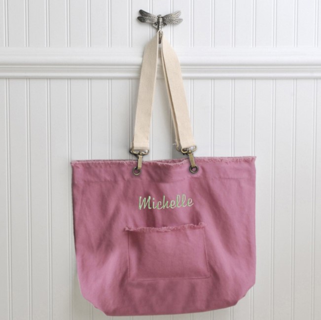 Pink Canvas Bag What's Your Name?