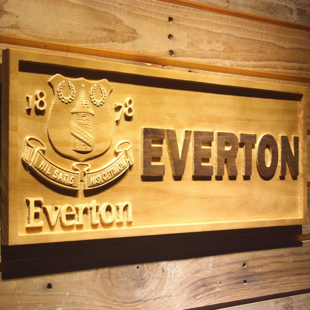 Everton FC Wood Sign Legacy Edition neon sign LED sign shop