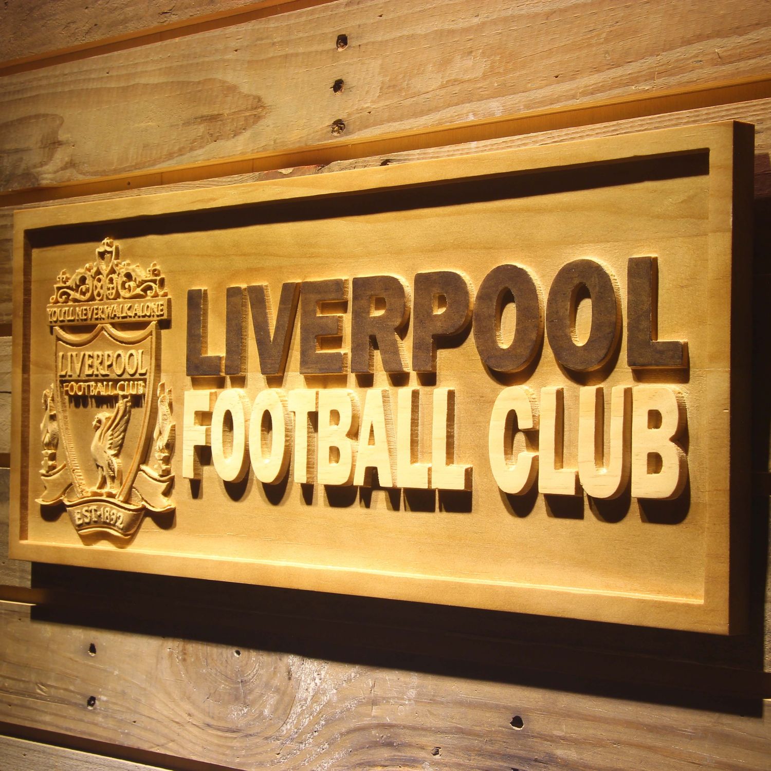 Liverpool Football Club Wood Sign neon sign LED sign shop What