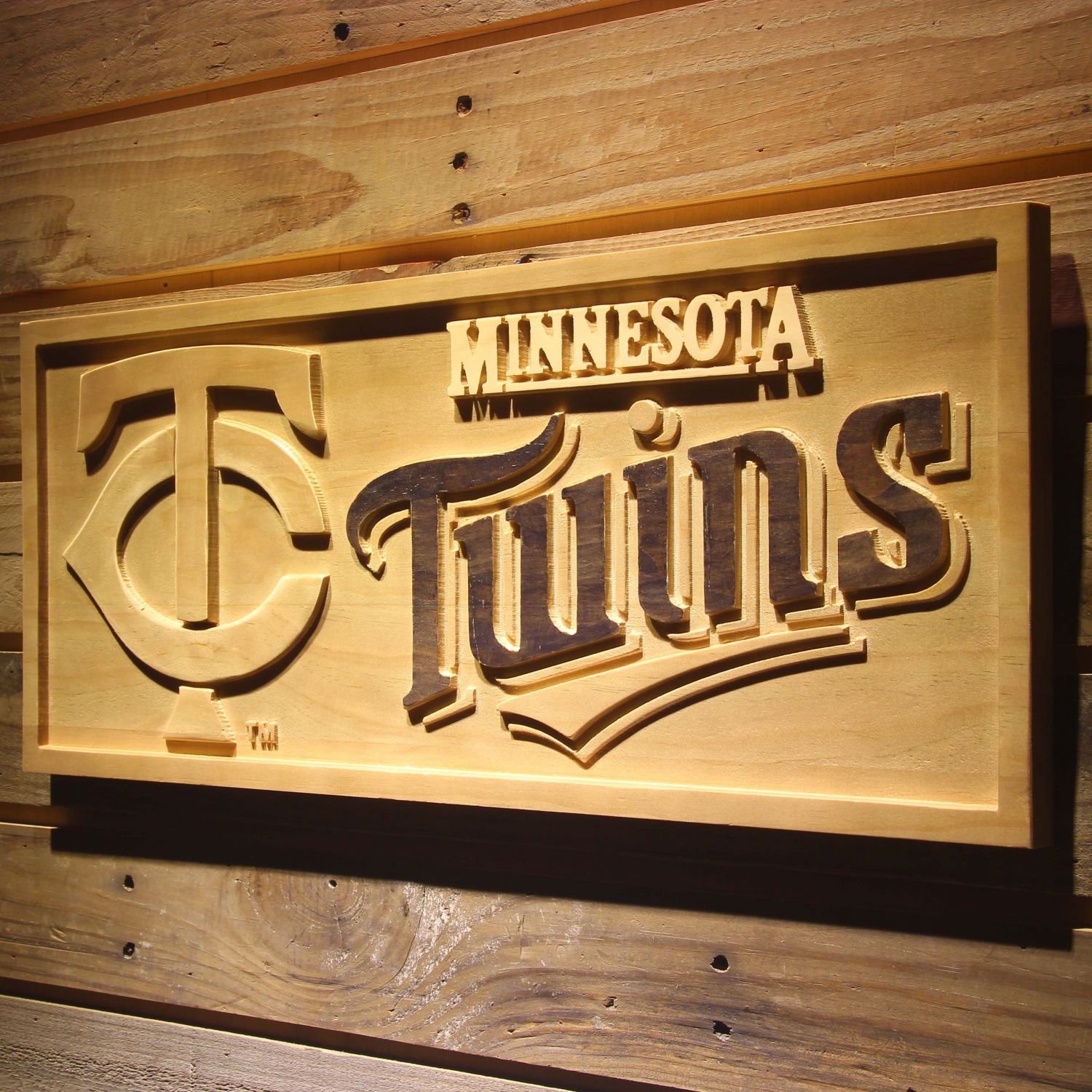 Minnesota Twins Wood Sign neon sign LED sign shop What's your sign?