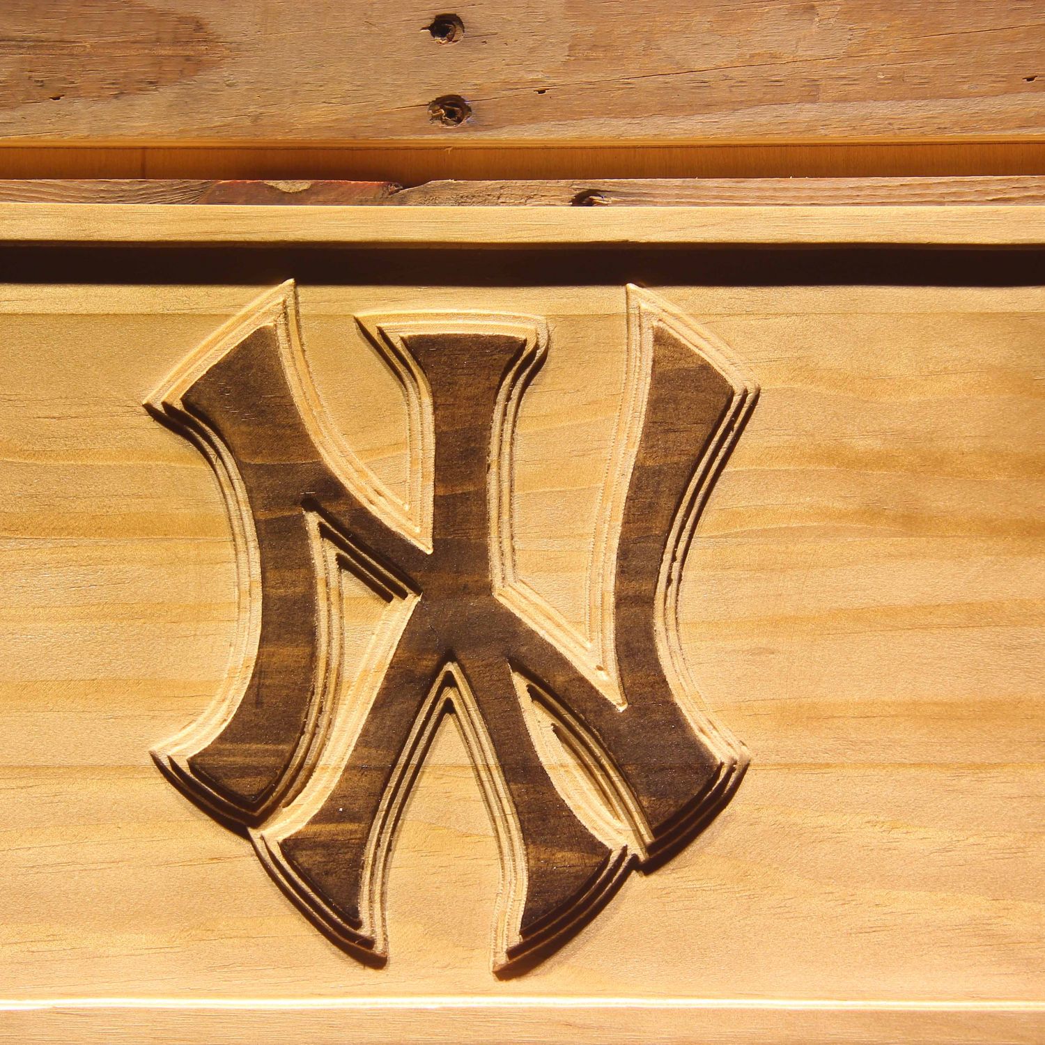 New York Yankees 2 Wood Sign neon sign LED sign shop What's