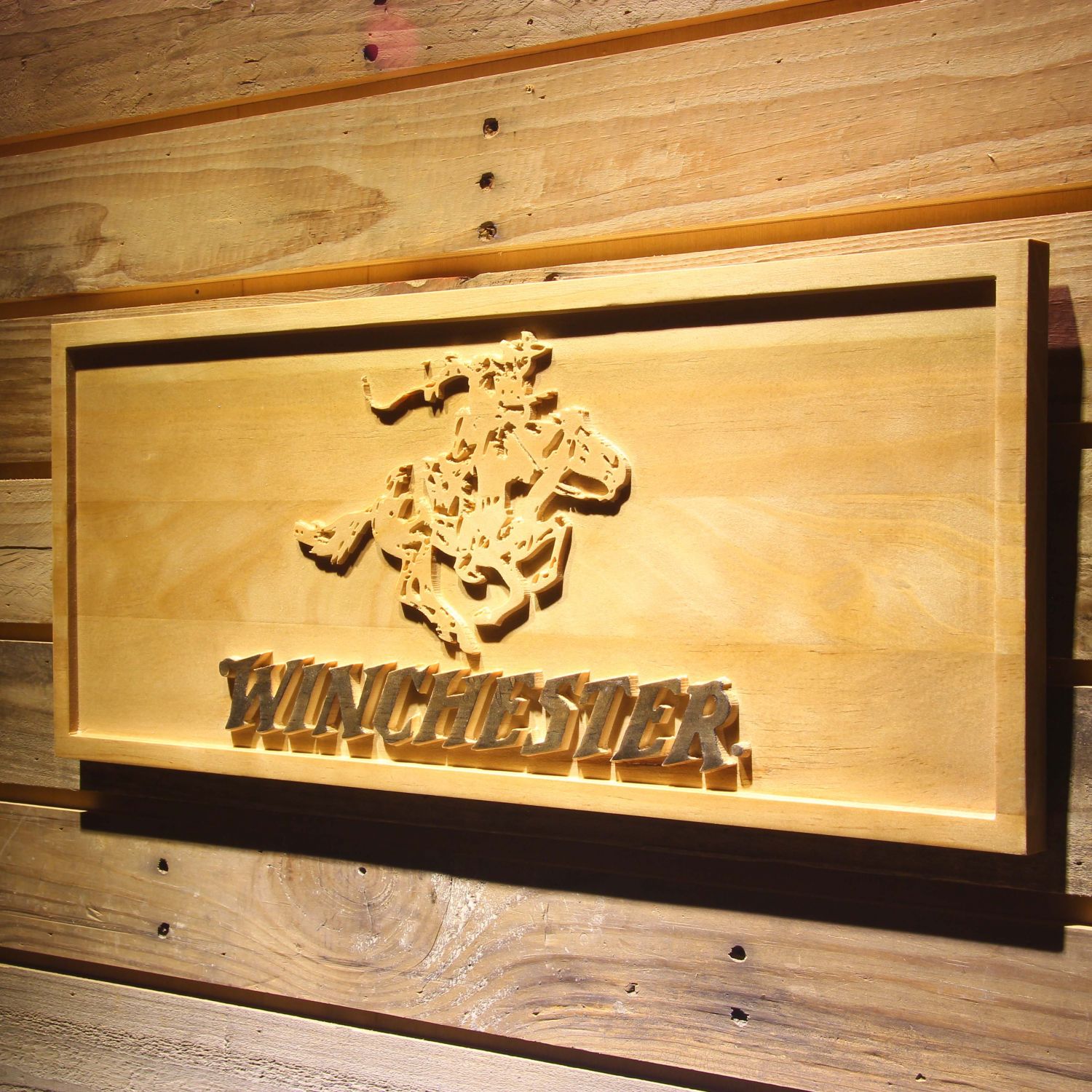 Winchester Wood Sign neon sign LED sign shop What's your sign?