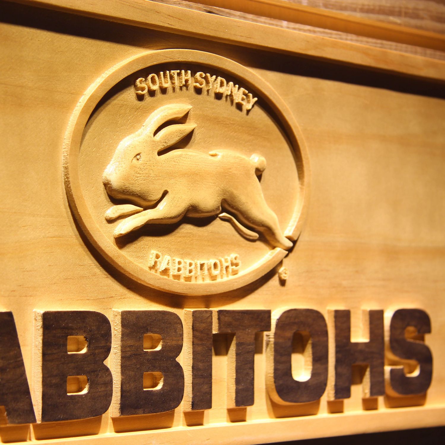 South Sydney Rabbitohs Wood Sign neon sign LED sign