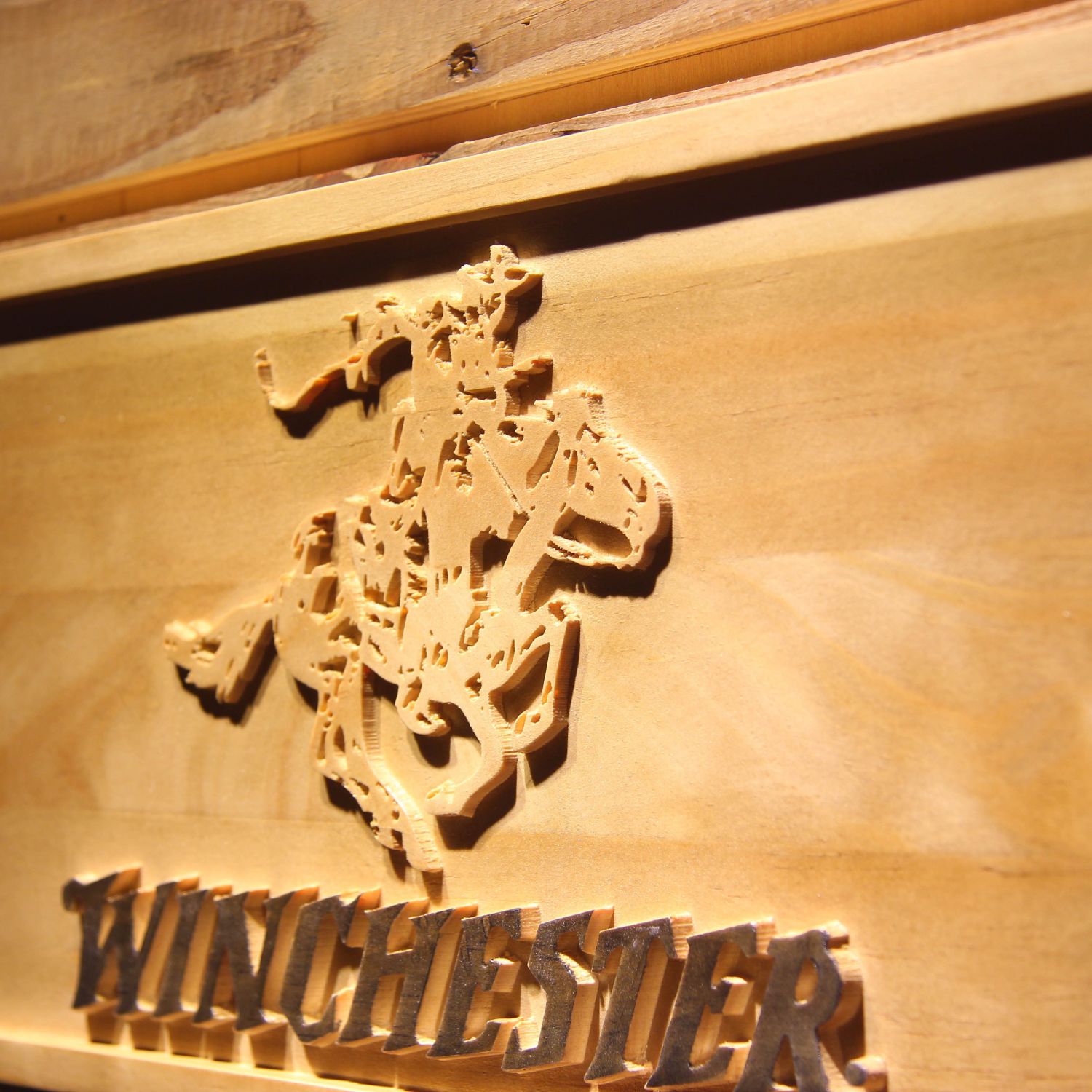 Winchester Wood Sign neon sign LED sign shop What's your sign?