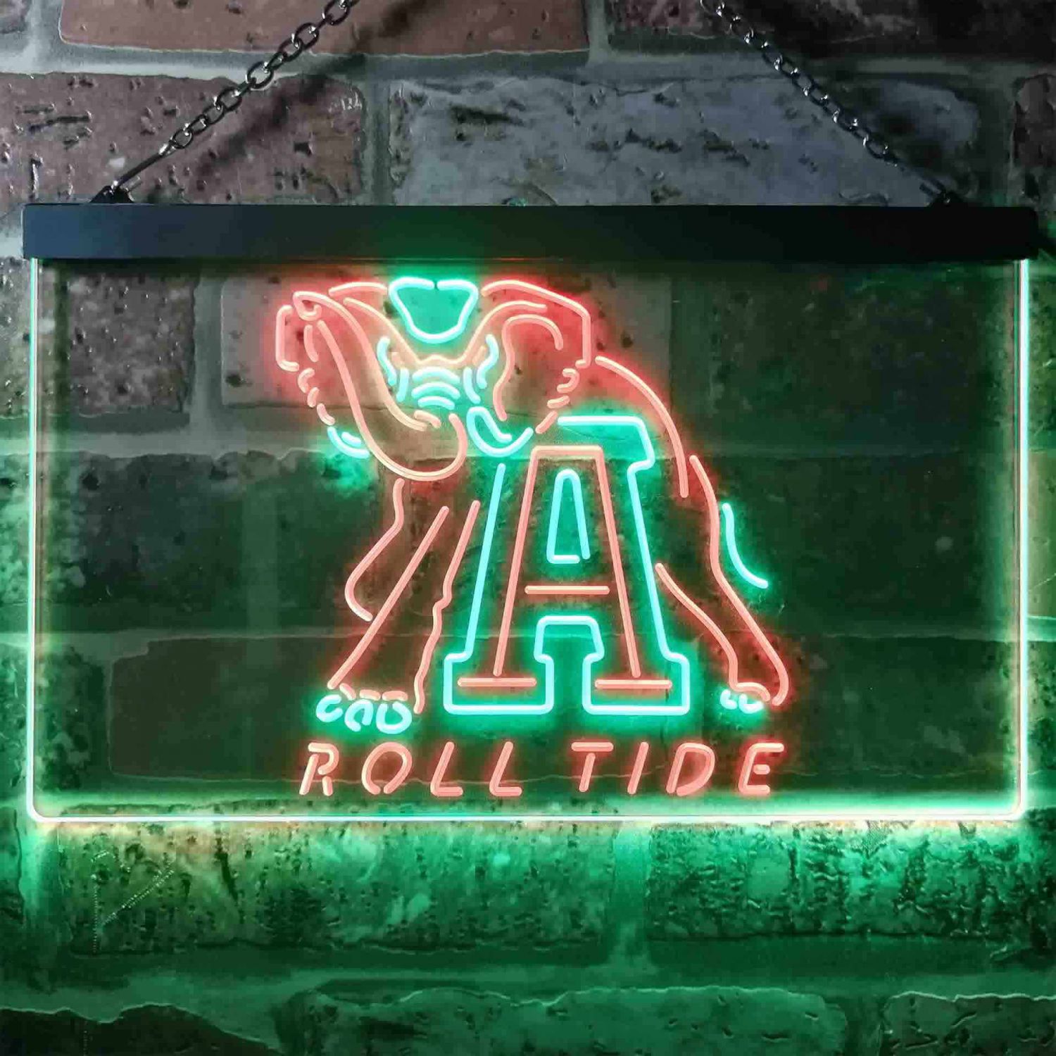 Alabama Crimson Tide Roll Tide LED Neon Sign neon sign LED sign