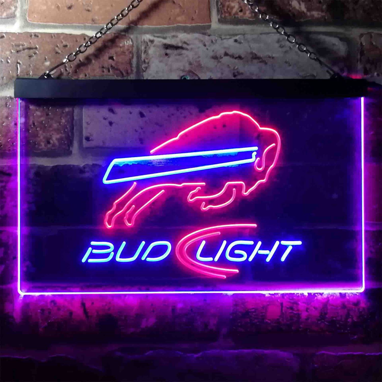 Buffalo Bills Bud Light LED Neon Sign neon sign LED sign shop