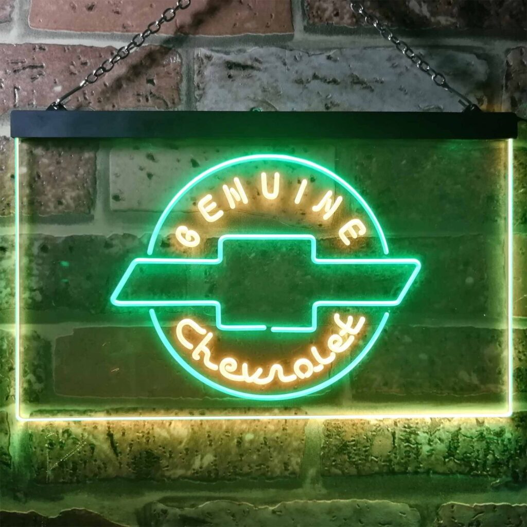 Chevrolet Genuine LED Neon Sign neon sign LED sign shop What's