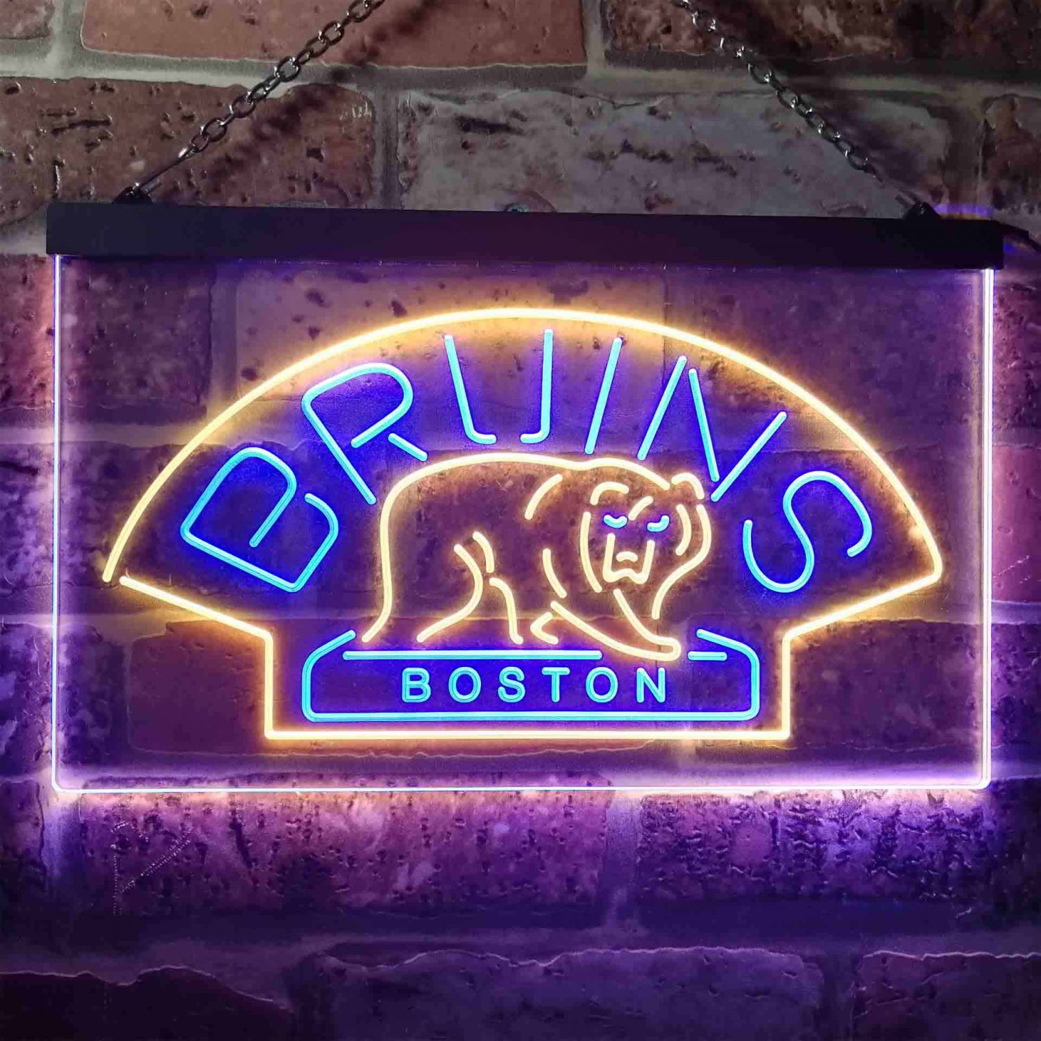Boston Bruins Logo 1 LED Neon Sign Legacy Edition neon sign LED