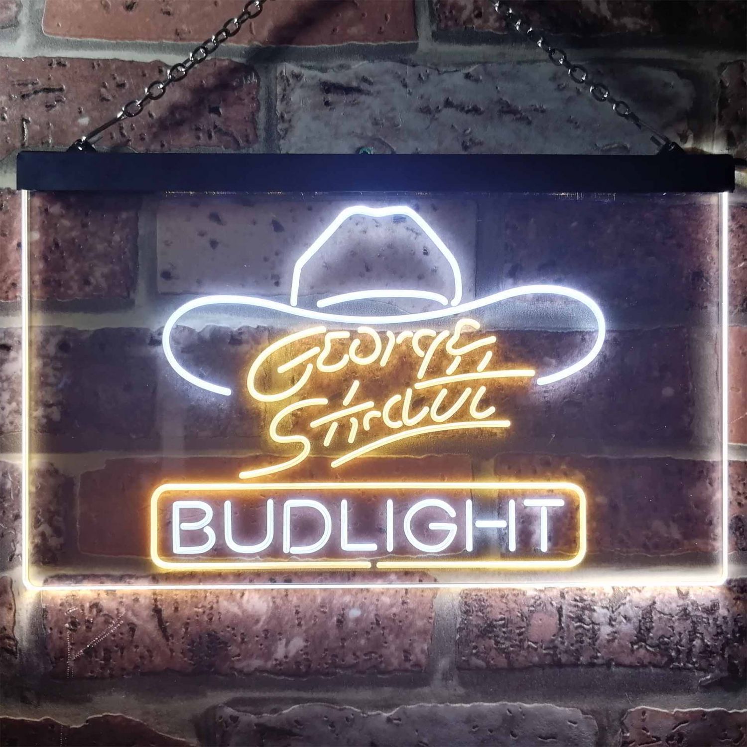 Bud Light Strait Hat LED Neon Sign neon sign LED sign shop