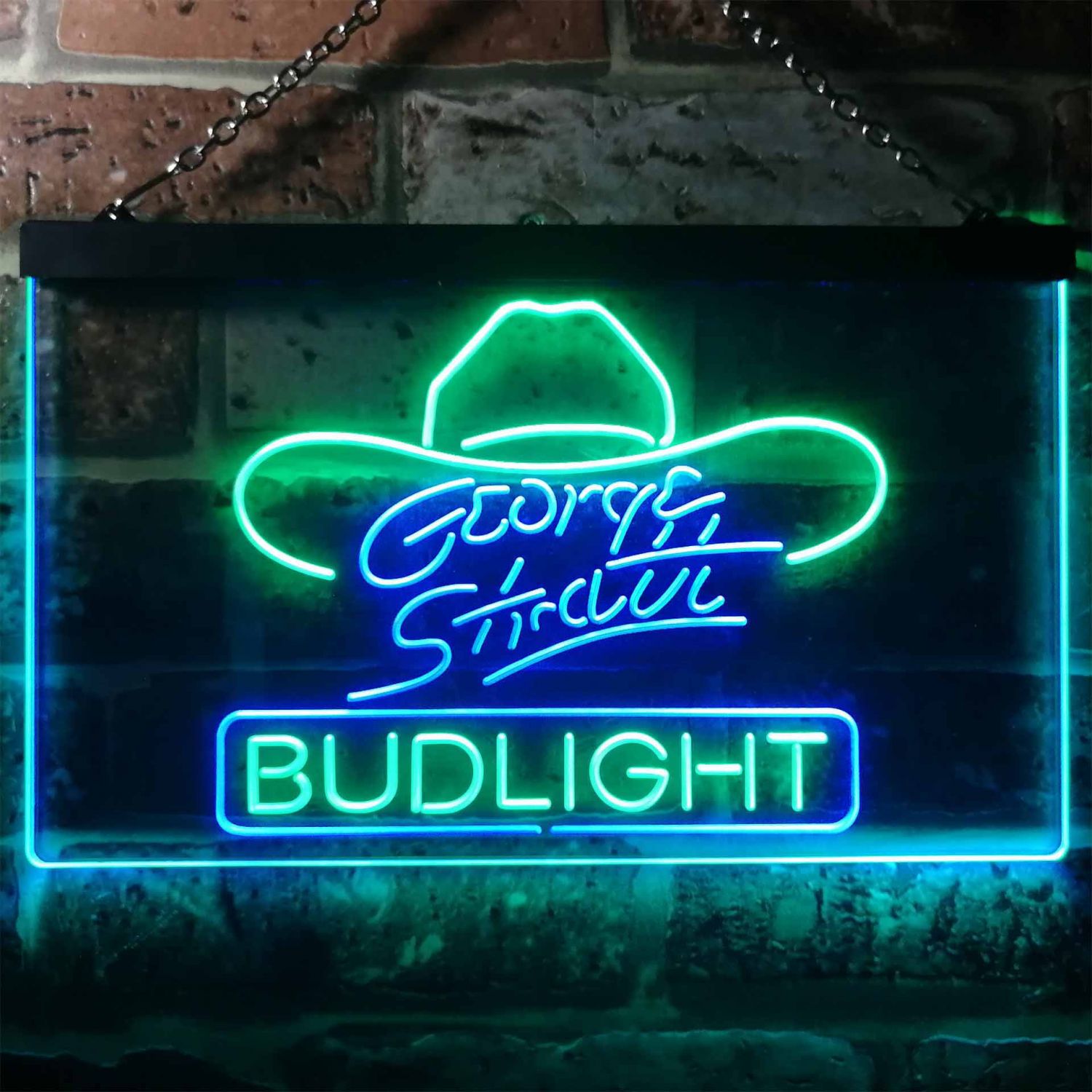 Bud Light Strait Hat LED Neon Sign neon sign LED sign shop