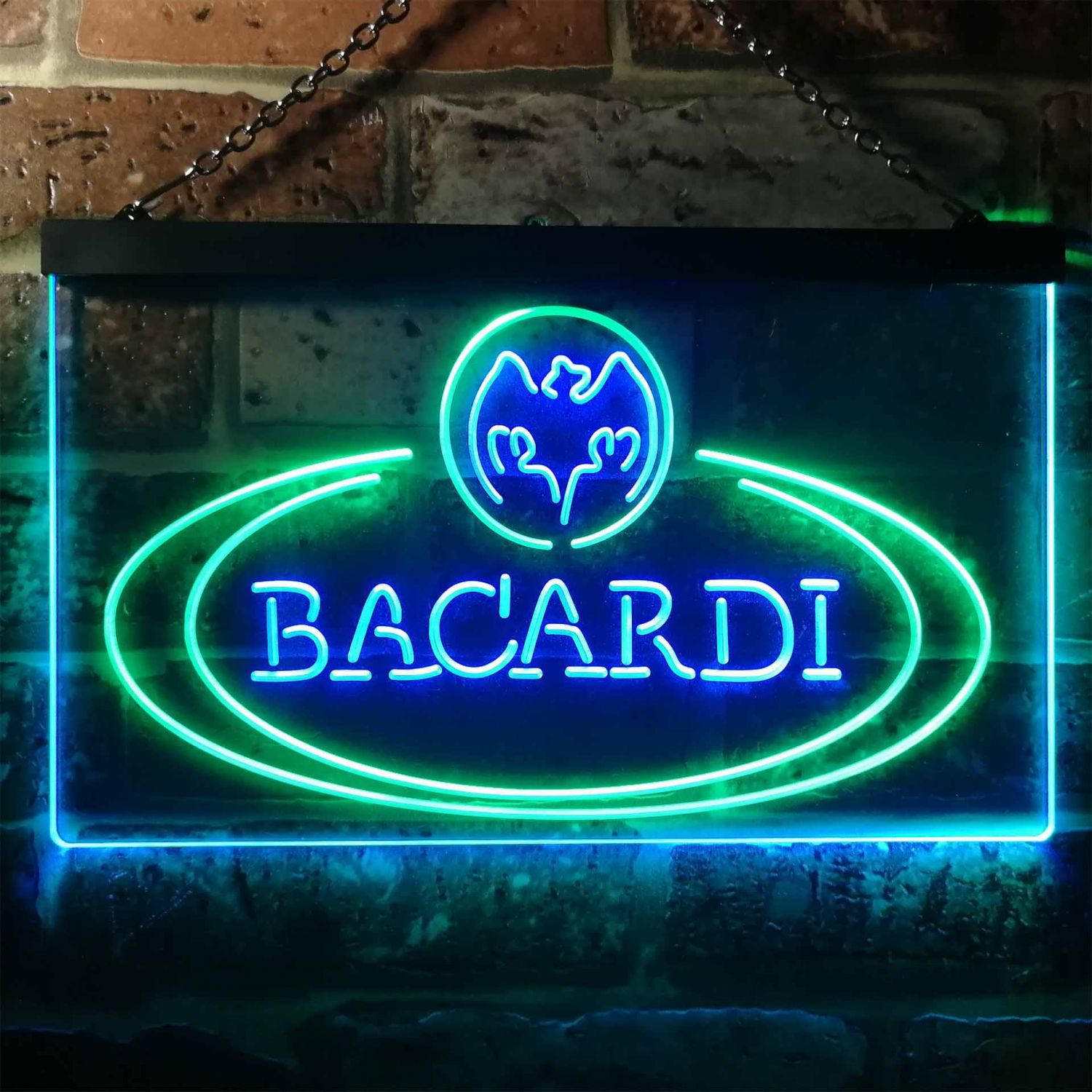 Bacardi Banner Logo LED Neon Sign neon sign LED sign shop What