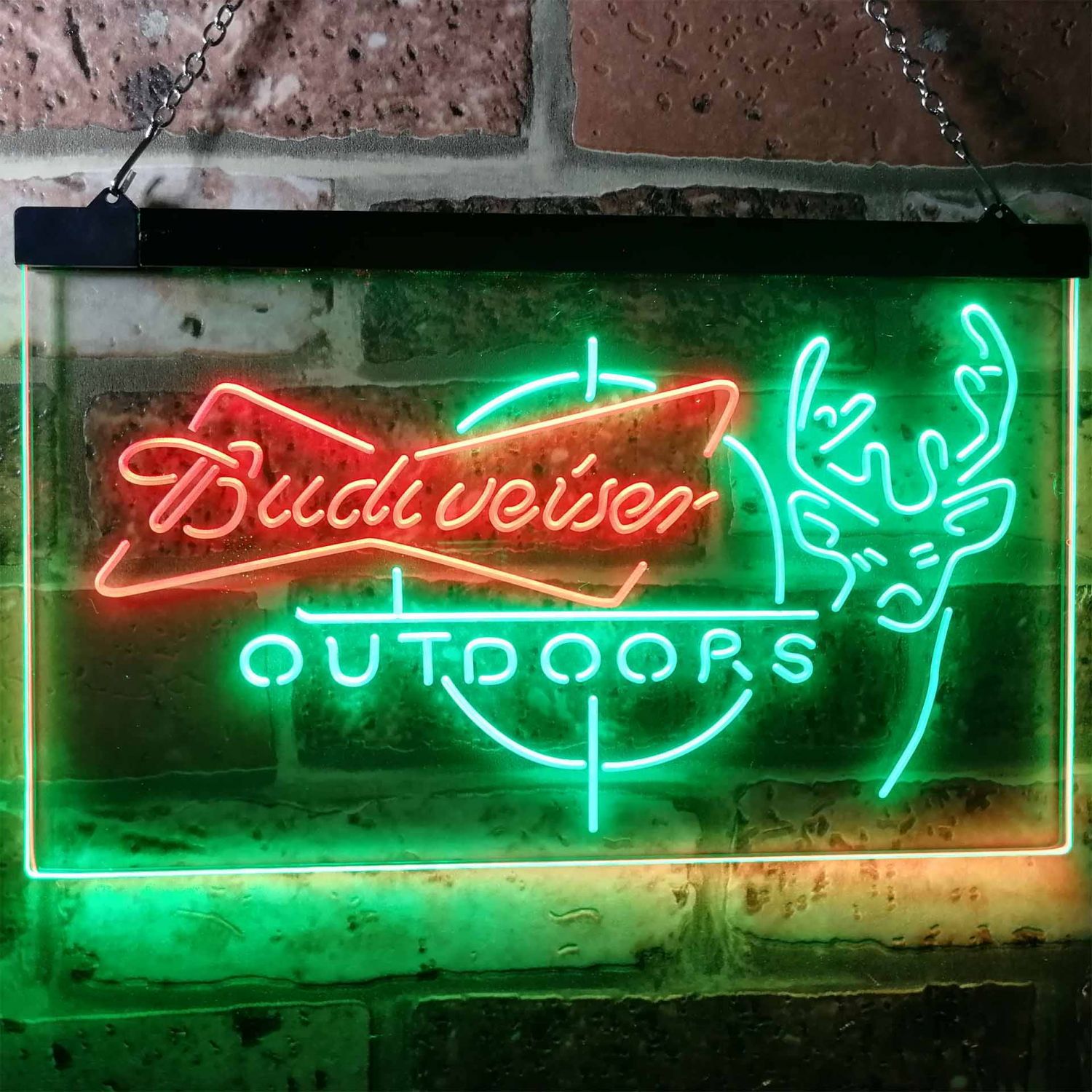 Budweiser Outdoors LED Neon Sign neon sign LED sign shop What's