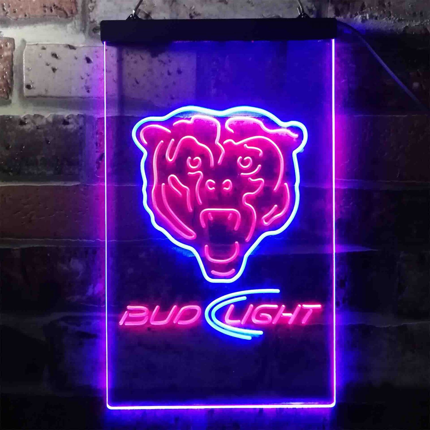 Chicago Bears Bud Light LED Neon Sign neon sign LED sign shop