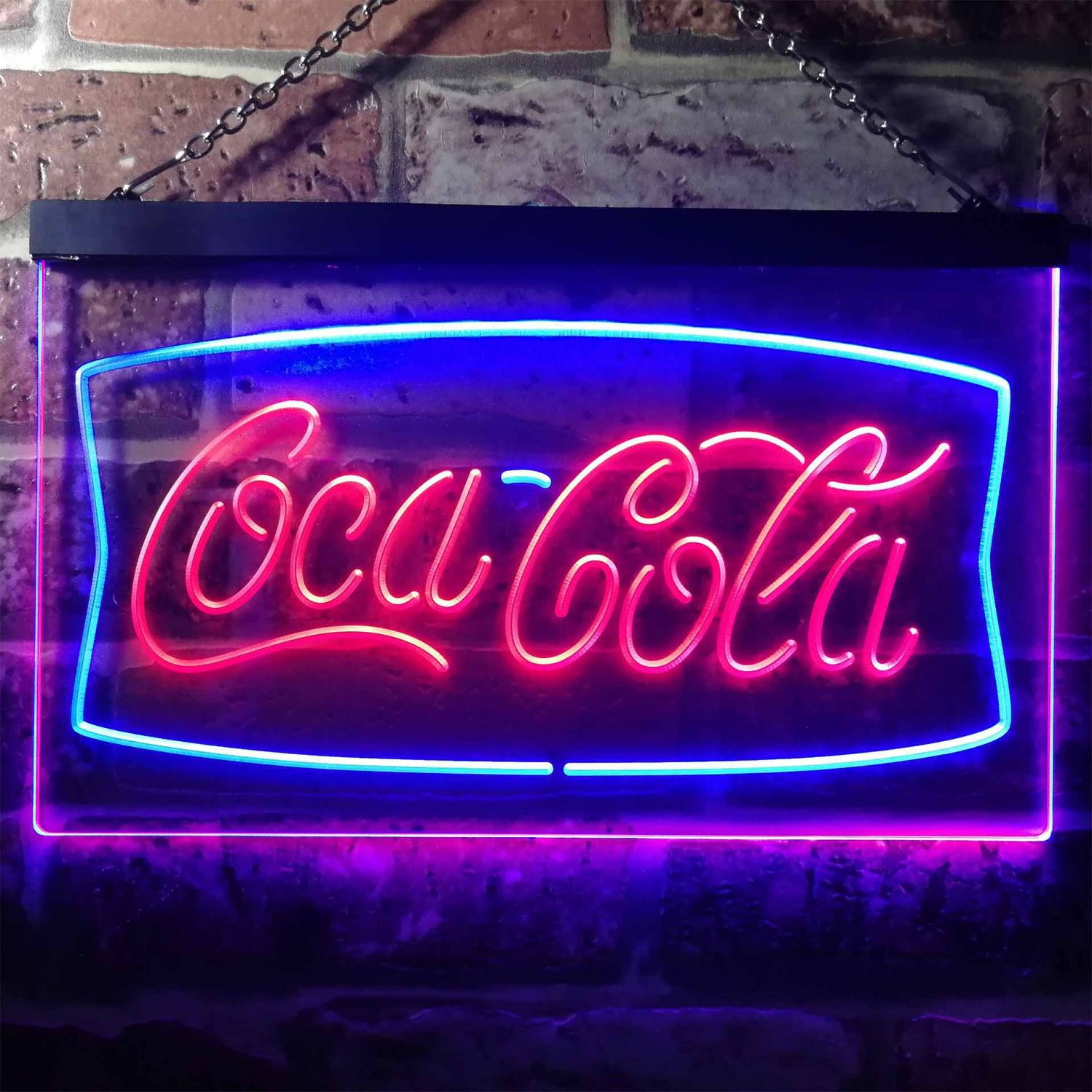 CocaCola Banner 2 LED Neon Sign neon sign LED sign shop What's