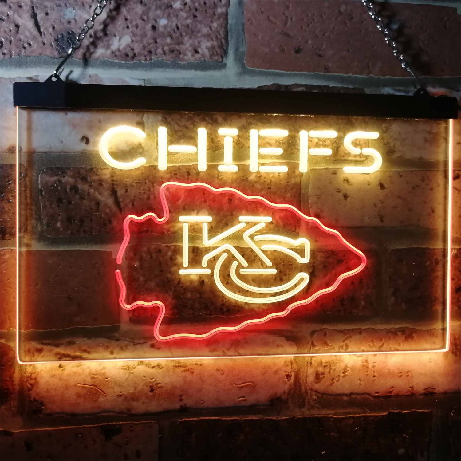 Kansas City Chiefs LED Neon Sign neon sign LED sign shop What's