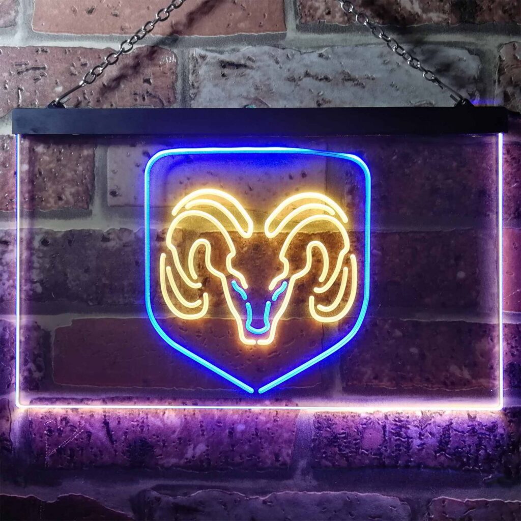 Dodge Ram LED Neon Sign neon sign LED sign shop What's your sign?