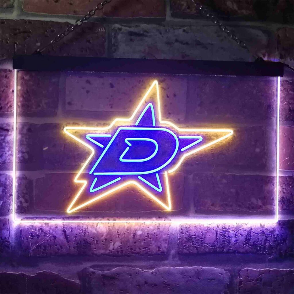 Dallas Stars Logo 1 LED Neon Sign neon sign LED sign shop What