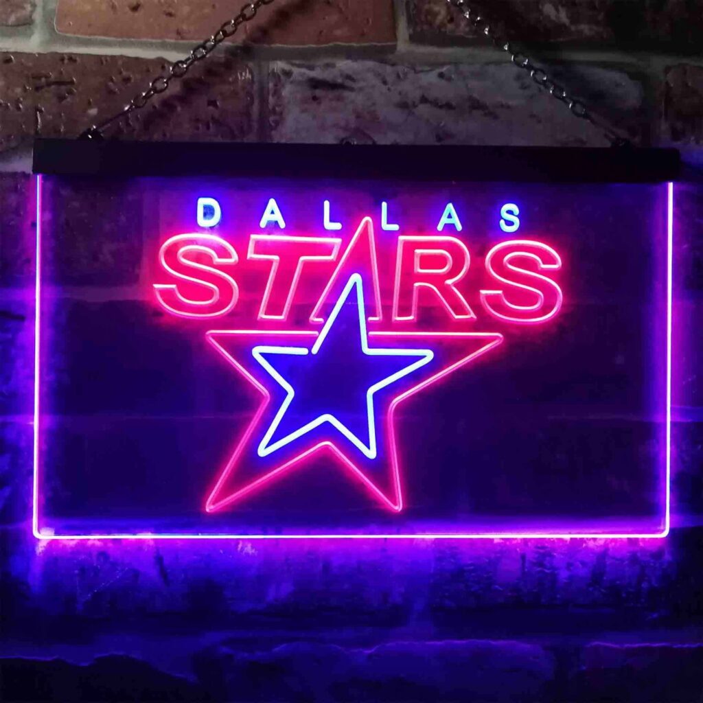 Dallas Stars Logo 2 LED Neon Sign Legacy Edition neon sign LED