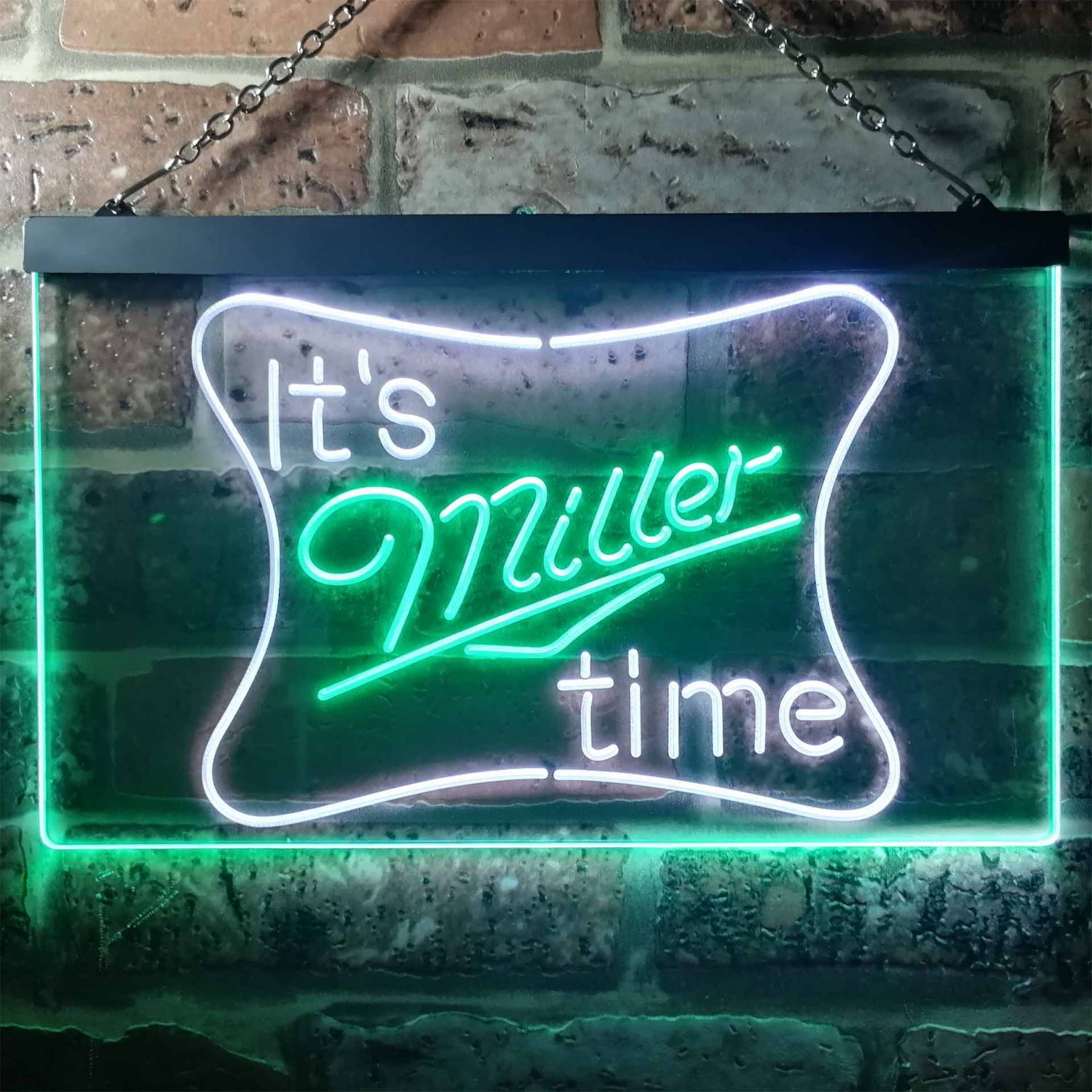 Miller It's Miller Time LED Neon Sign neon sign LED sign shop