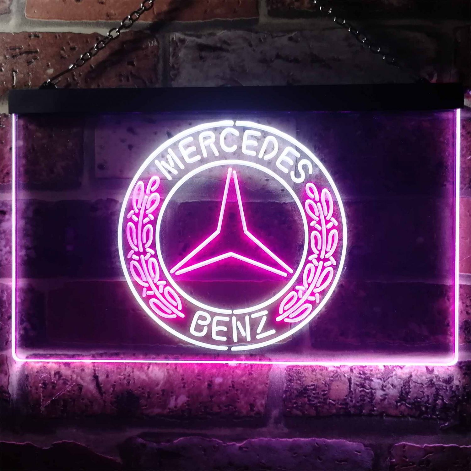 Mercedes Benz Old Logo LED Neon Sign neon sign LED sign shop