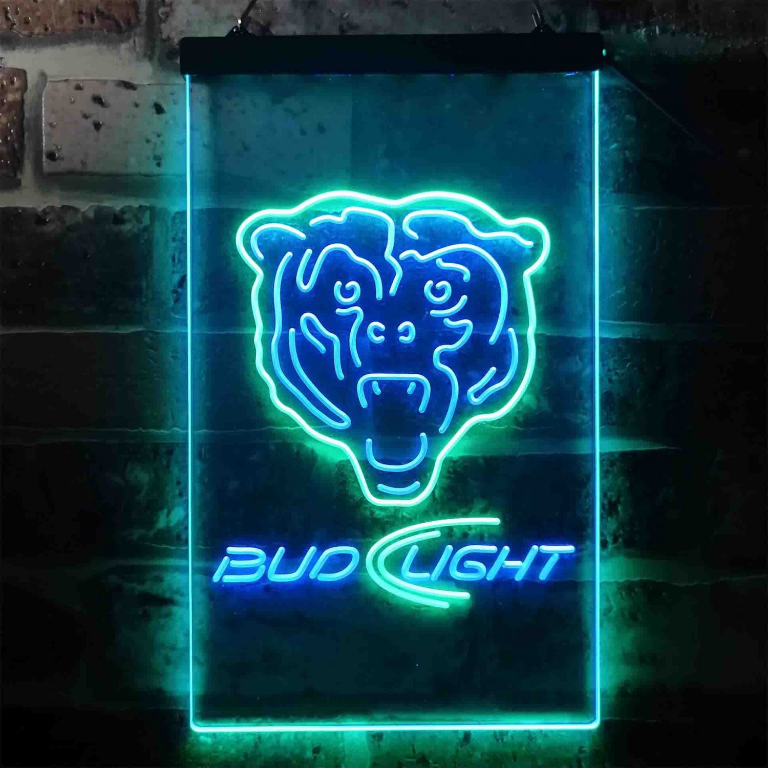 Chicago Bears Bud Light LED Neon Sign neon sign LED sign shop