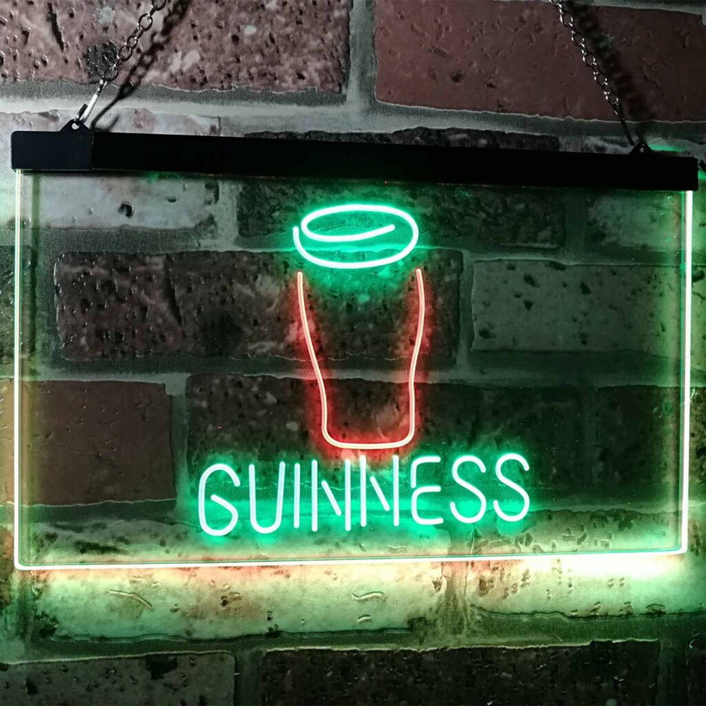 Guinness Glass LED Neon Sign neon sign LED sign shop What's