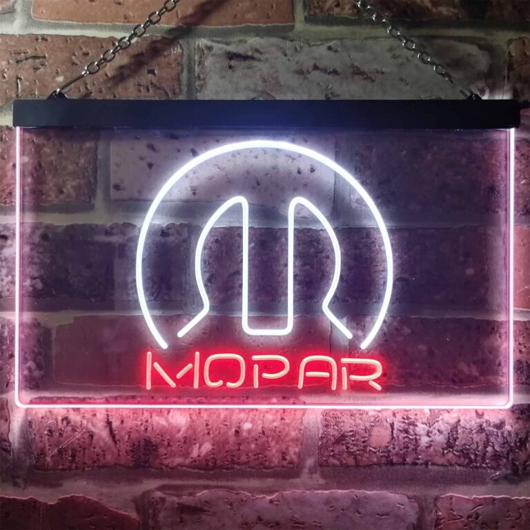 Mopar LED Neon Sign neon sign LED sign shop What's your sign?