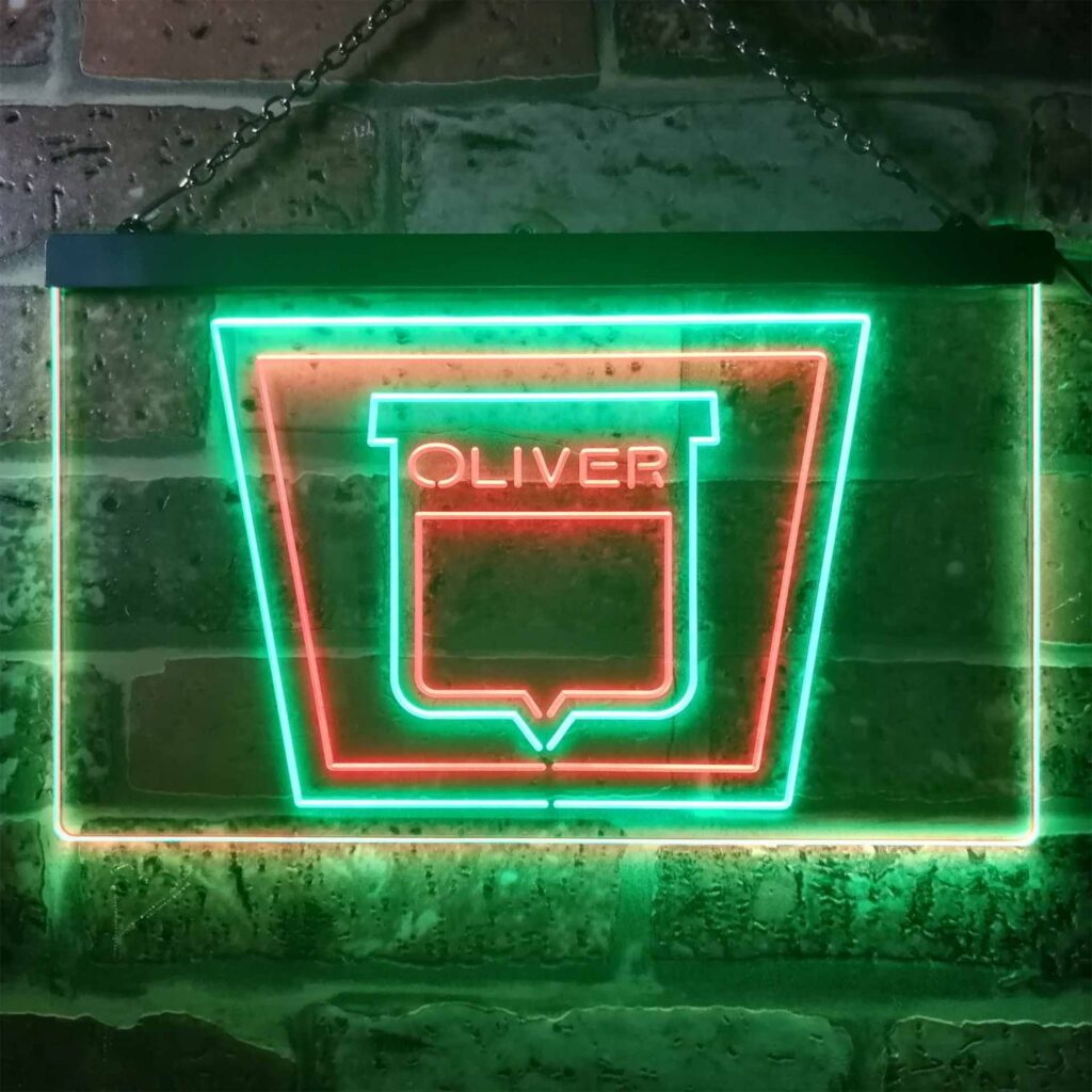 Oliver Old Logo LED Neon Sign neon sign LED sign shop What's