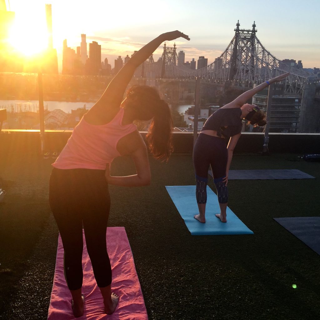 Sunset Rooftop Yoga with Dina Ivas