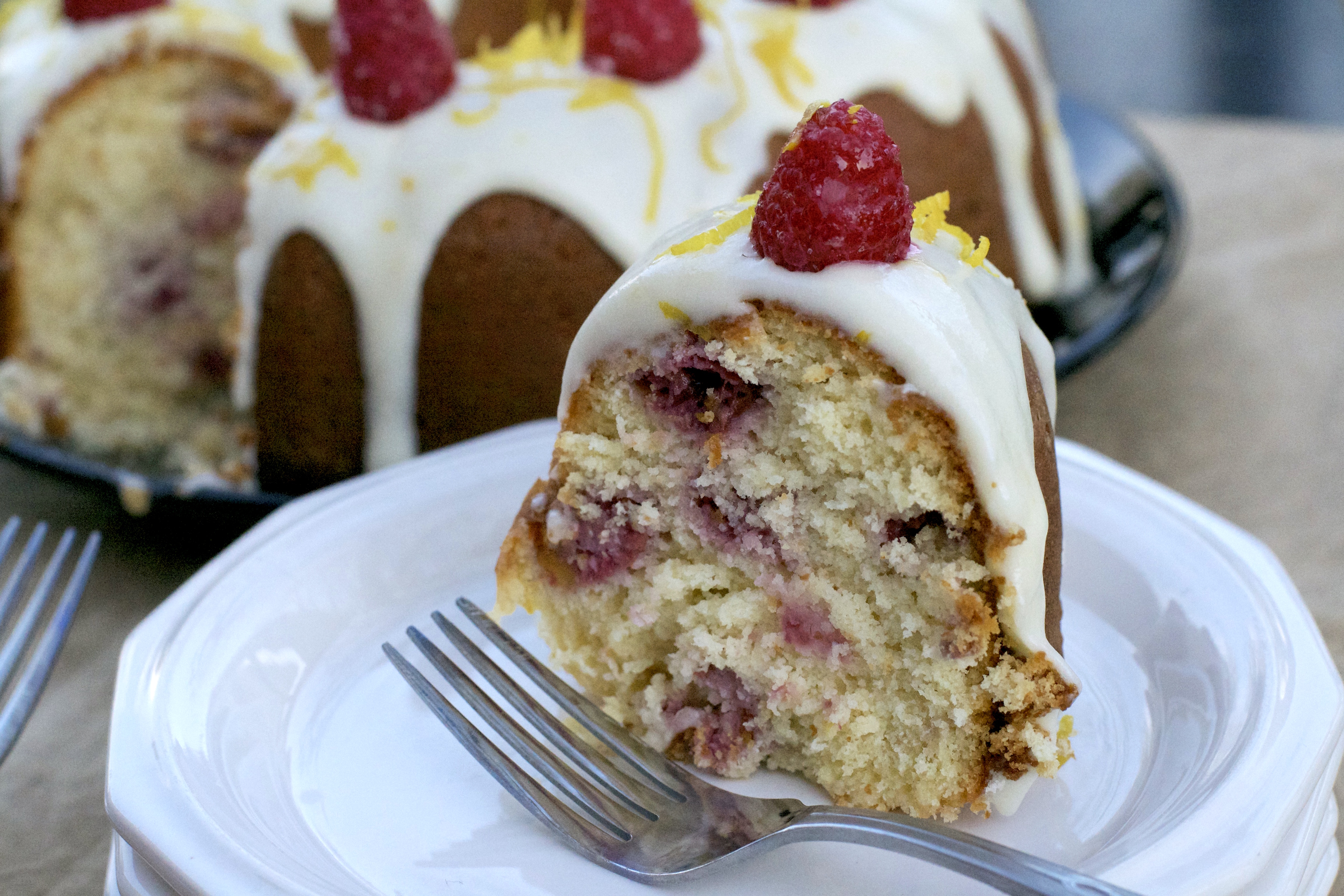 Lemon Raspberry Bundt Cake What the Forks for Dinner?