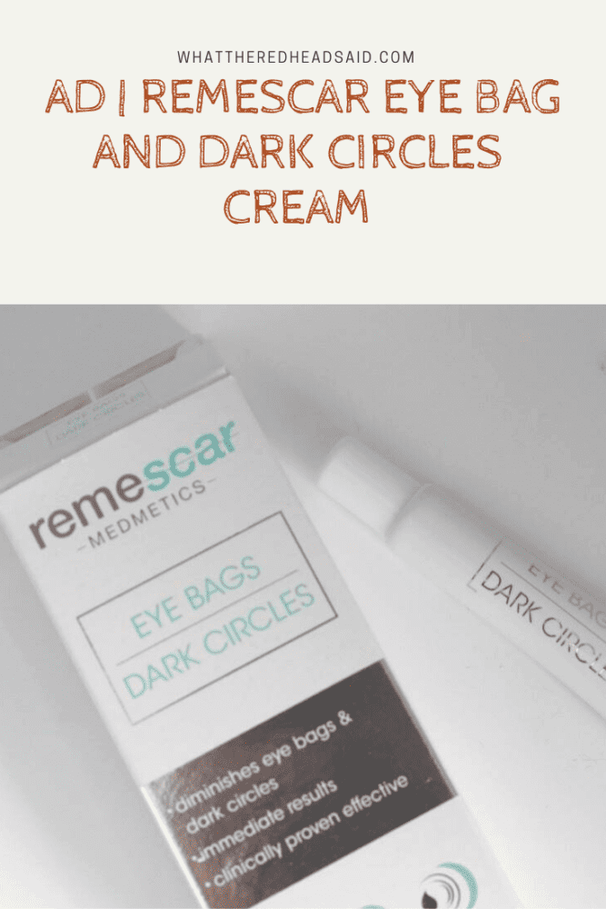 Remescar Eye Bag and Dark Circles Cream Review with Before and After