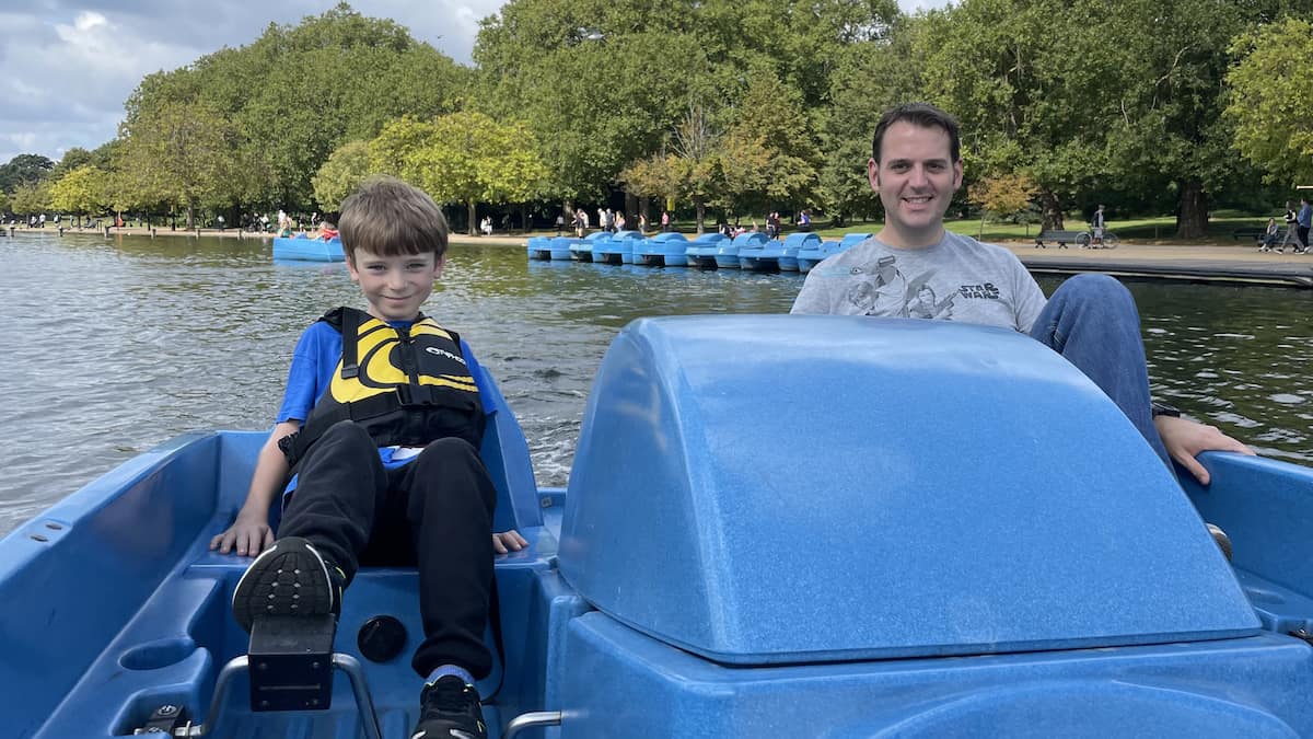 Bluebird Boats Pedalo Hire Hyde Park, London What the Redhead said
