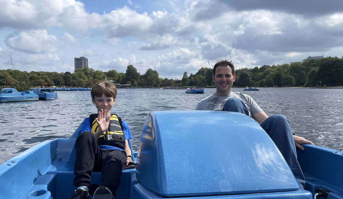 Bluebird Boats Pedalo Hire Hyde Park, London What the Redhead said