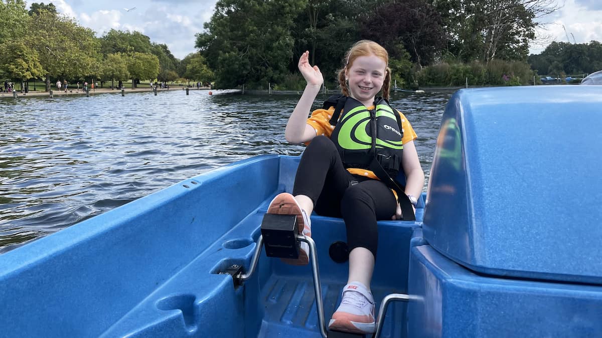Bluebird Boats Pedalo Hire Hyde Park, London What the Redhead said
