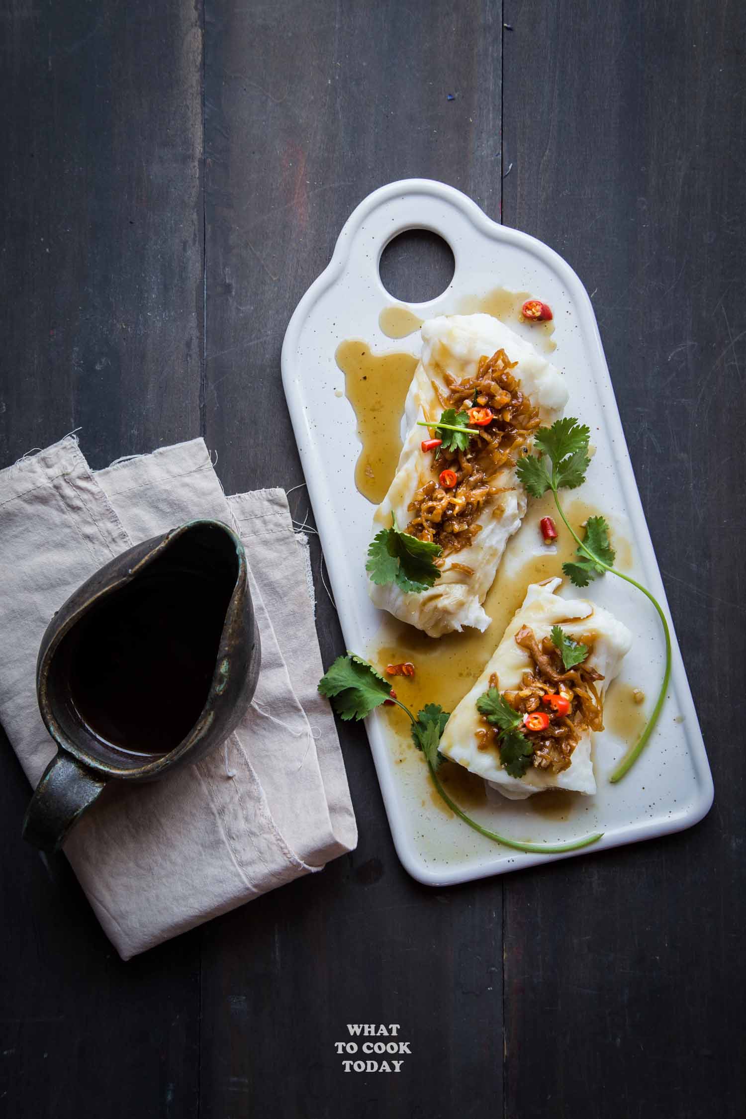 Steamed Fish with Chopped Chili and Preserved Radish/ Chai Poh