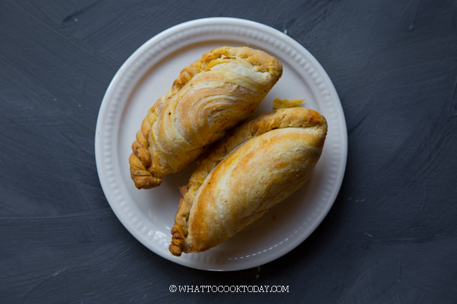 Spiral Curry Puff Karipap Pusing Karipok (Baked or Fried)