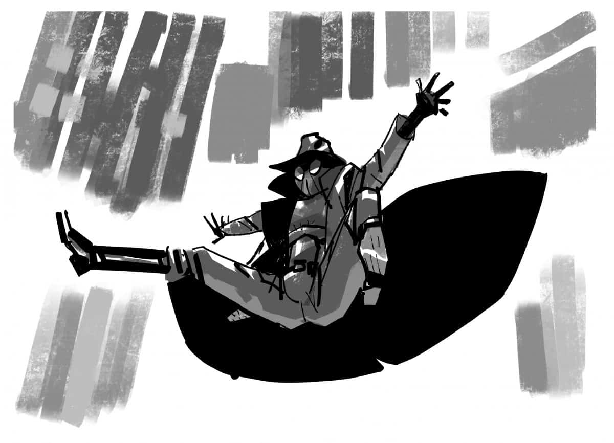 SpiderMan Noir Bonus Clip and Concept Art SpiderMan