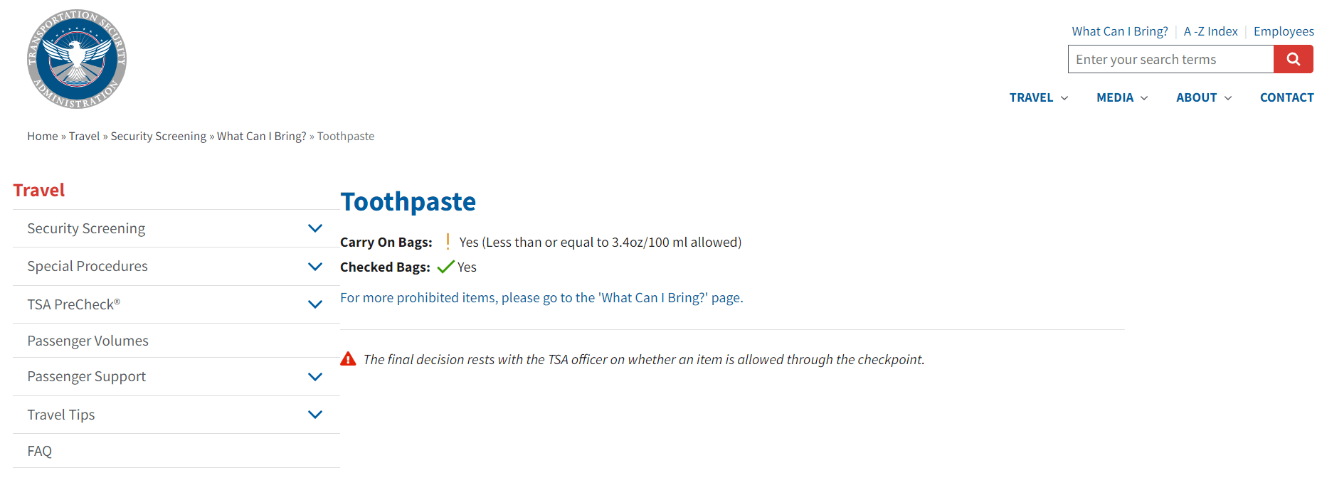 Bringing Toothpaste In Checked Luggage Travel Guidelines What We