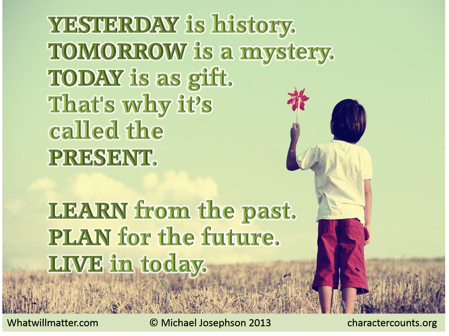 THE HEART OF THANKSGIVING Words & Images on Gratitude What Will Matter