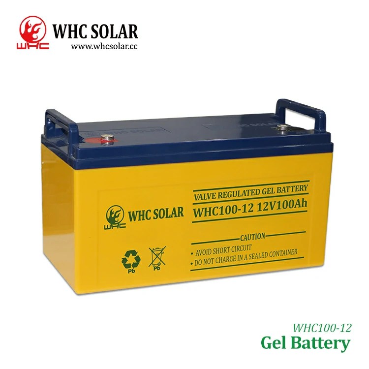 Solar 12V 100Ah Gel Battery WHC 10012