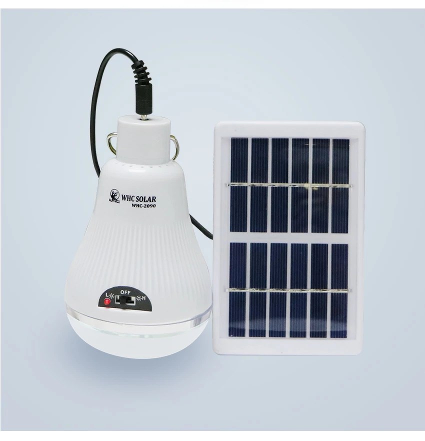 WHC 2090 Solar Panel Light Portable Home Led Lighting Kit