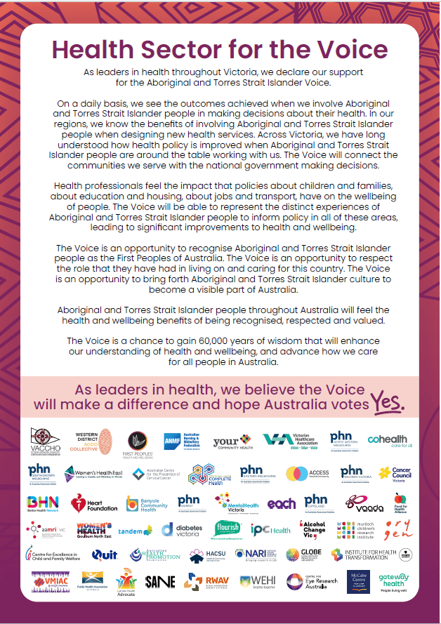 Women’s Health East says ‘YES’ Women’s Health East