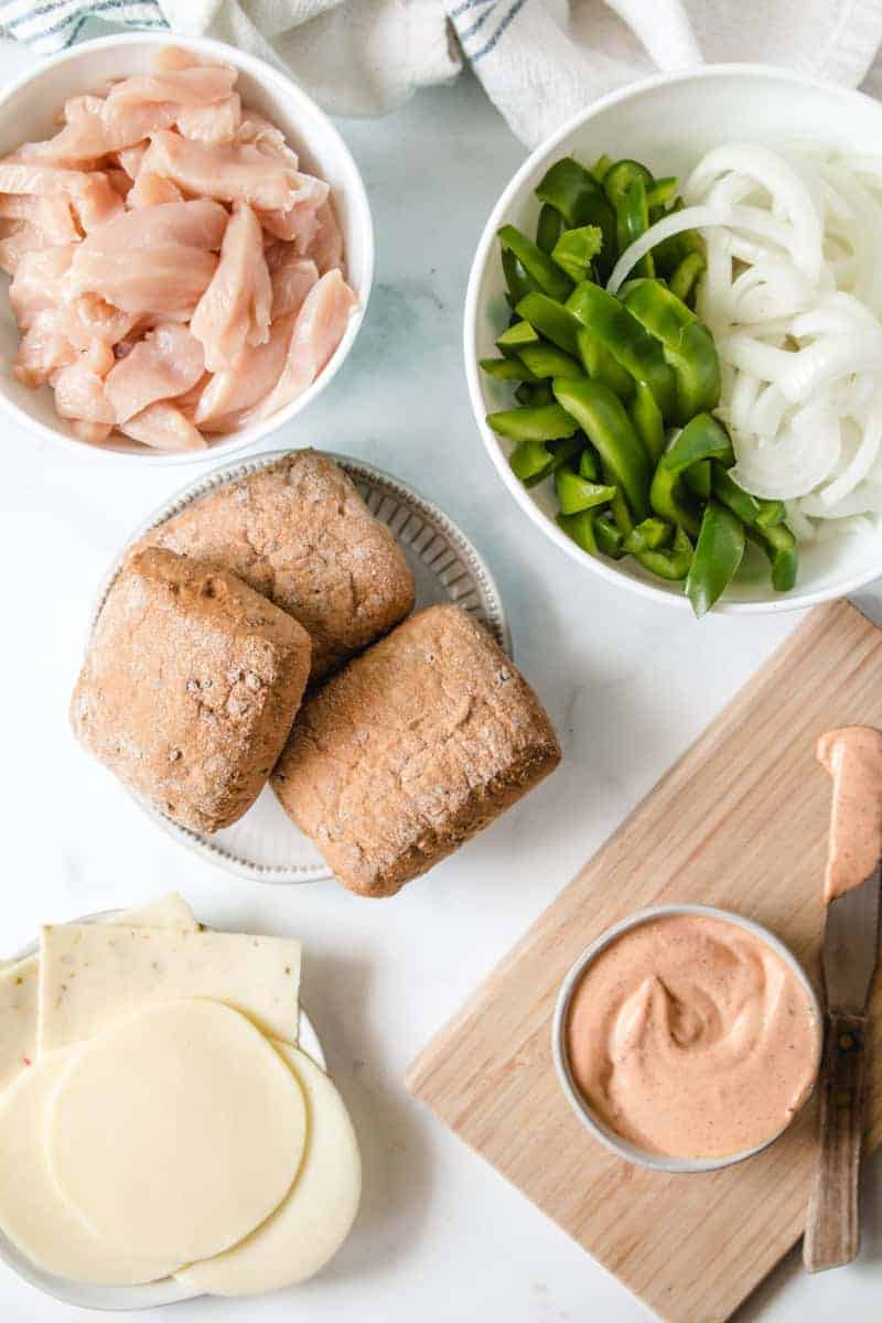 Chipotle Chicken Cheesesteak Sandwiches » Wheat by the Wayside