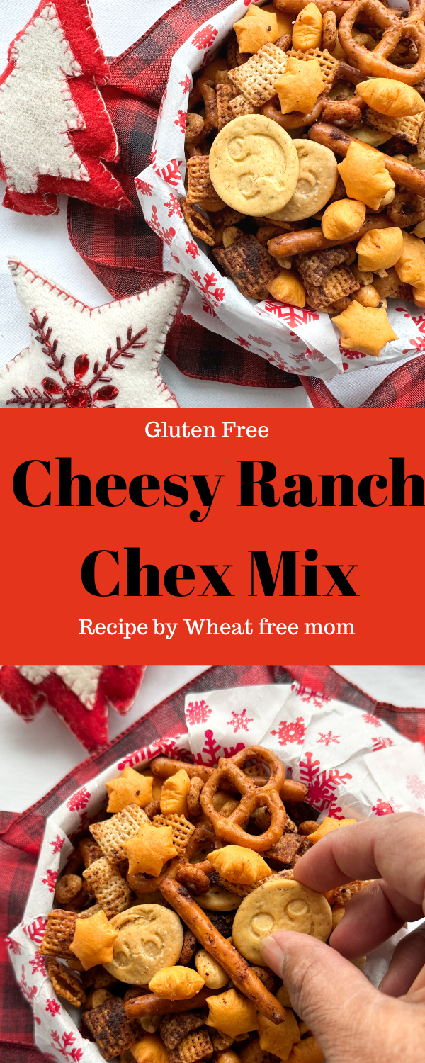 GlutenFree Cheesy Ranch Chex Mix Wheat Free Mom