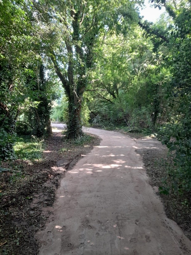 New accessible circular path around Butterfield Wheathampstead Parish