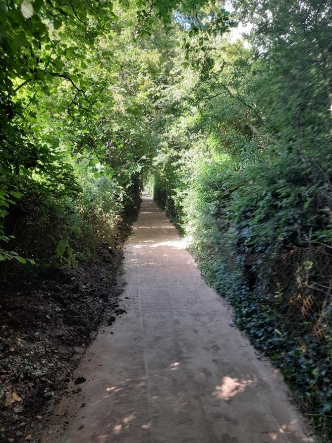 New accessible circular path around Butterfield Wheathampstead Parish