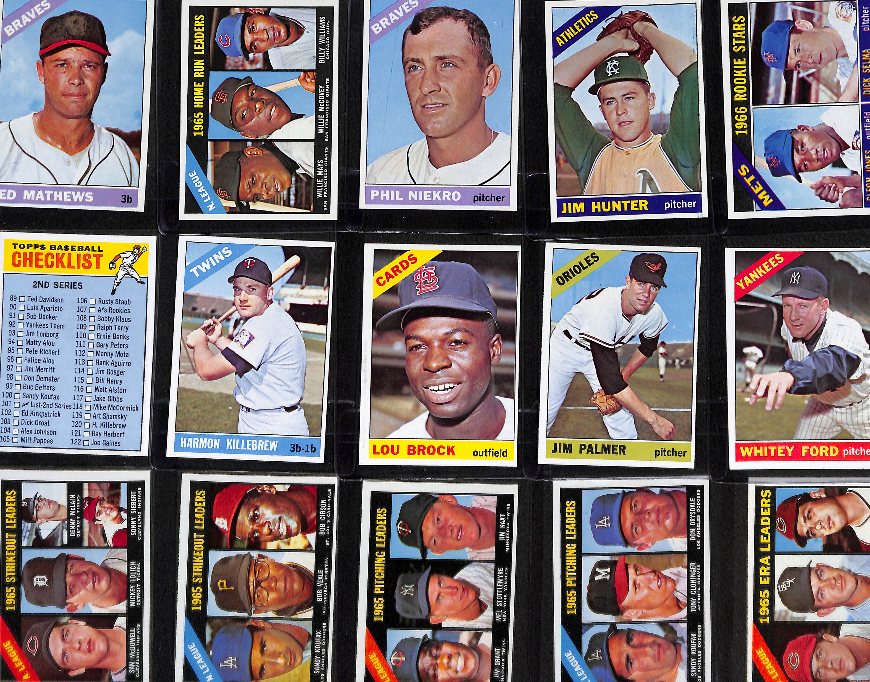 Lot Detail 1966 Topps Complete Baseball Card Set Mostly Pack Fresh