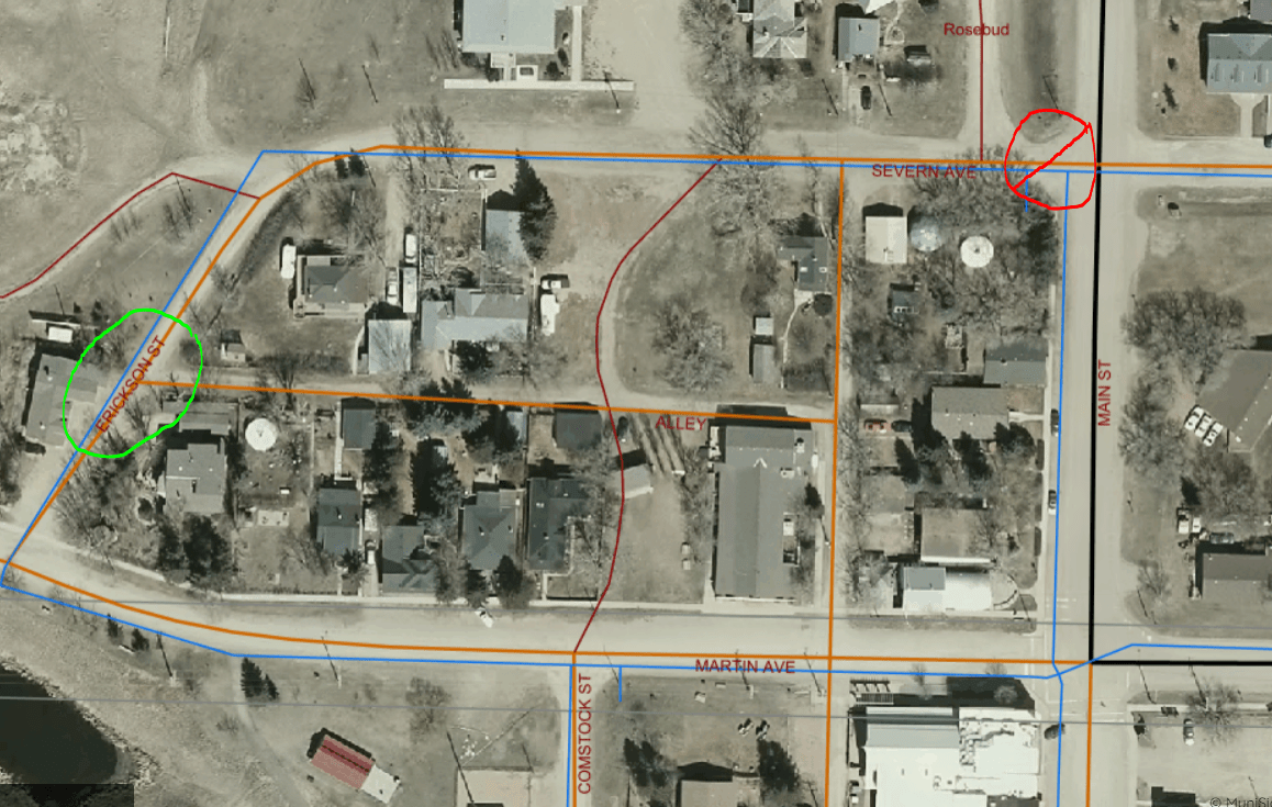 Rosebud Sidewalk Repairs Wheatland County